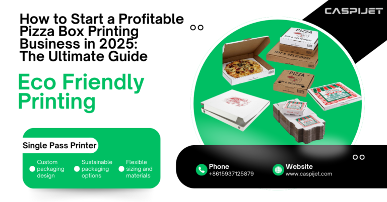 Single Pass Digital Pizza Box Printer