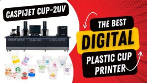 Caspijet CUP-1UV and CUP-2UV single-pass digital plastic cup printers