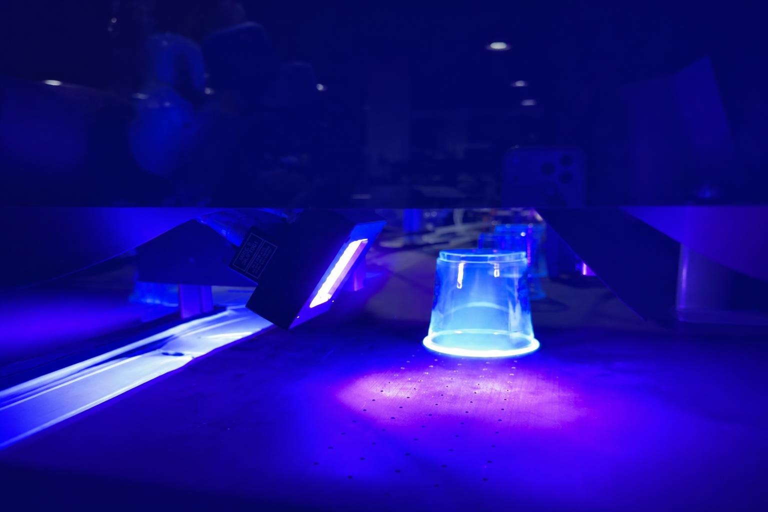 CUP-2UV double-sided plastic cup printing in one pass