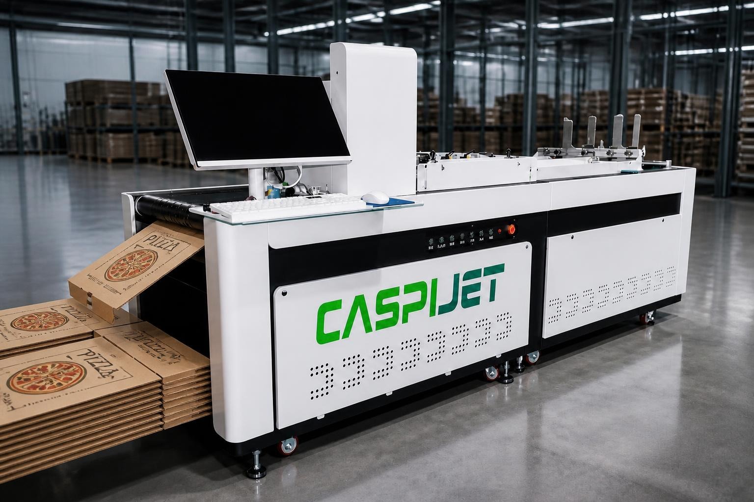Caspijet CJ-T800 digital pizza box printer